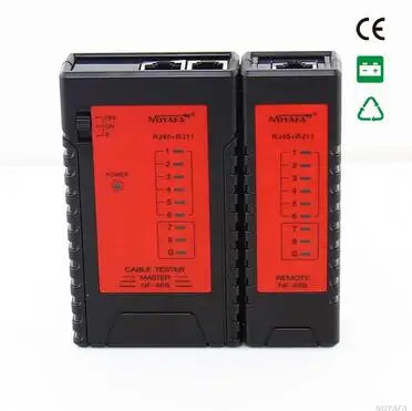Бесплатная доставка! Сетевой тестер NOYAFA NF-468 RJ11 RJ45 STP для передачи данных |