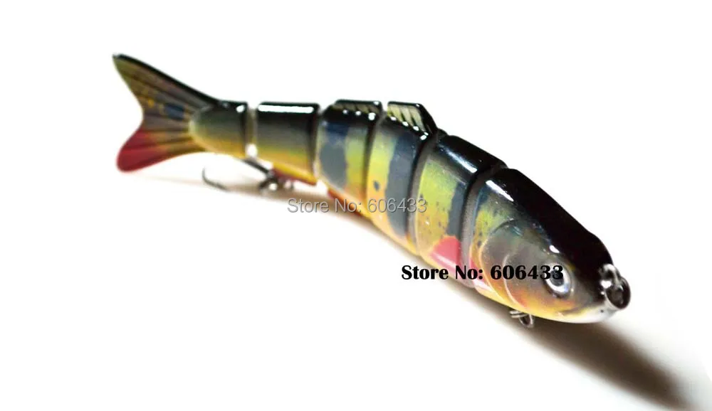 

Deep Sea Multi section Lure Fishing Fish Swing Lures 6 Segment Swimbait Crankbait 12cm/24g 8020-FL6L01 Free shipping
