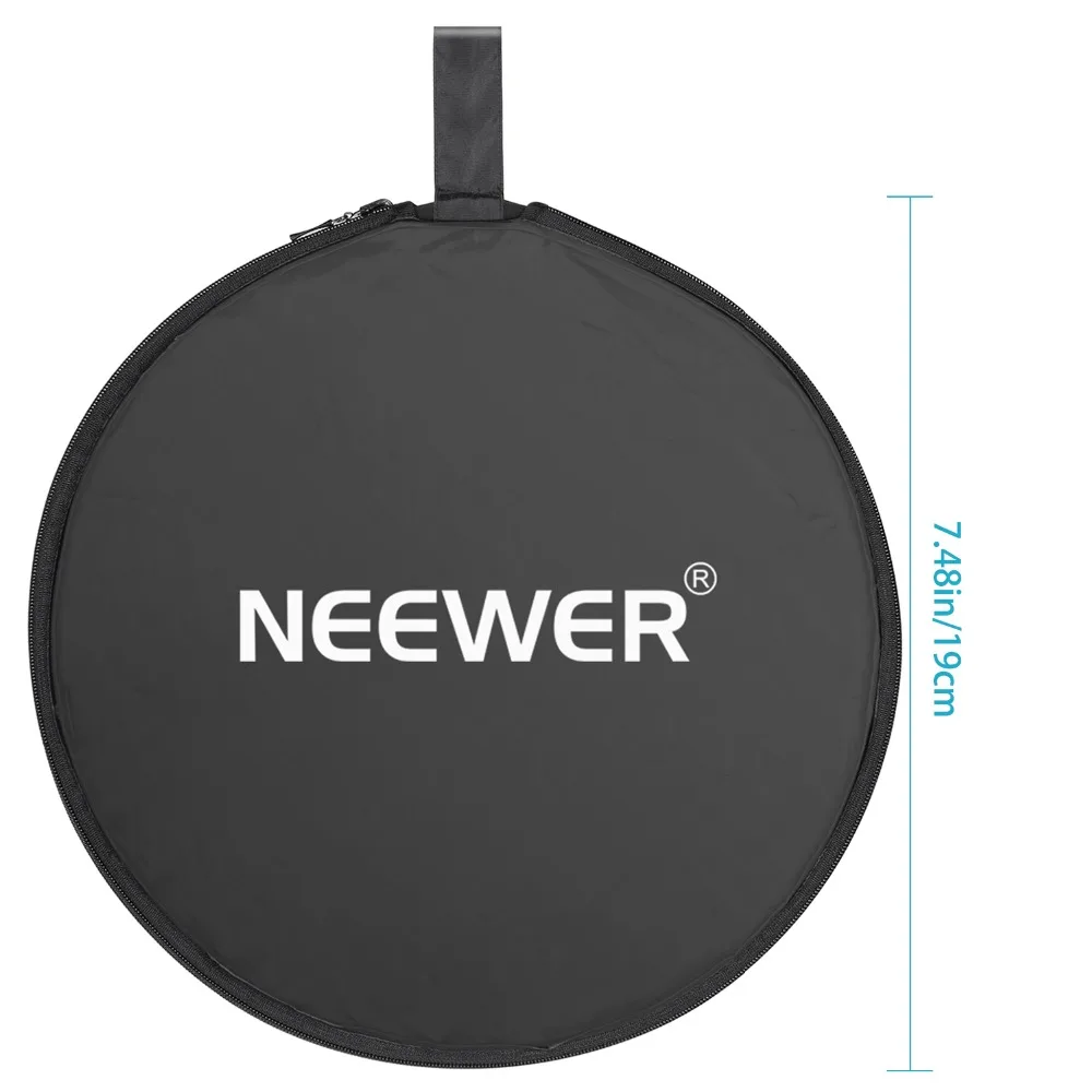 Круглый складной многодисковый светильник Neewer 5 в 1 отражатель 15 7 дюйма чехол для