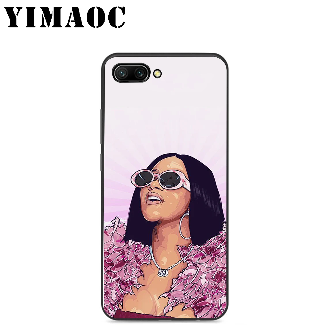 YIMAOC Cardi B Rapper сексуальный мягкий силиконовый чехол для huawei Honor mate 10 P20 P10 P9 P8 P Smart Y6 6A