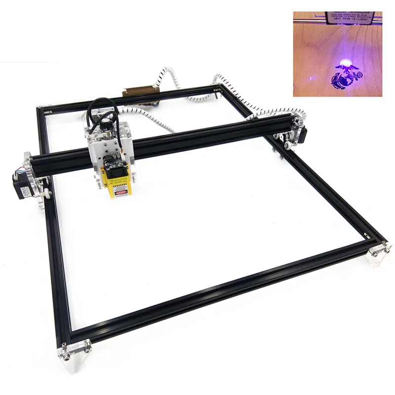 DIY CNC лазерные наборы для гравировки 65x50 см рабочий размер CNC USB машина лазерная гравировка Carver 2500 мвт Настольный резной гравировальный станок