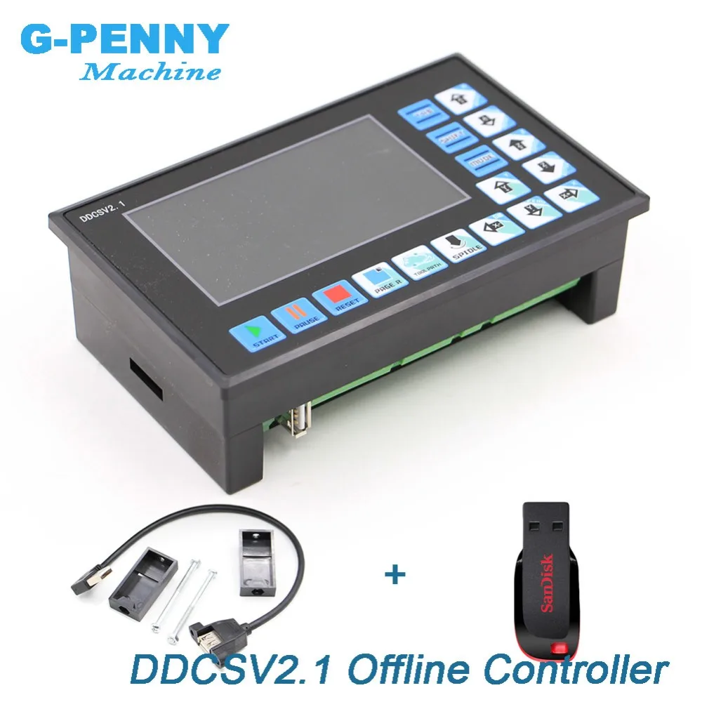 Новое поступление! DDCSV2.1 Автономный контроллер поддержка 3 оси/4 оси USB ЧПУ