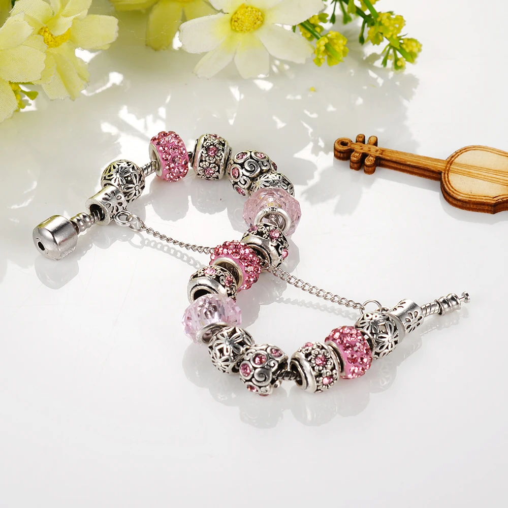 Посеребренные бусины шармы в европейском стиле|bracelet bracelet|charm beads braceletbead charm bracelet |