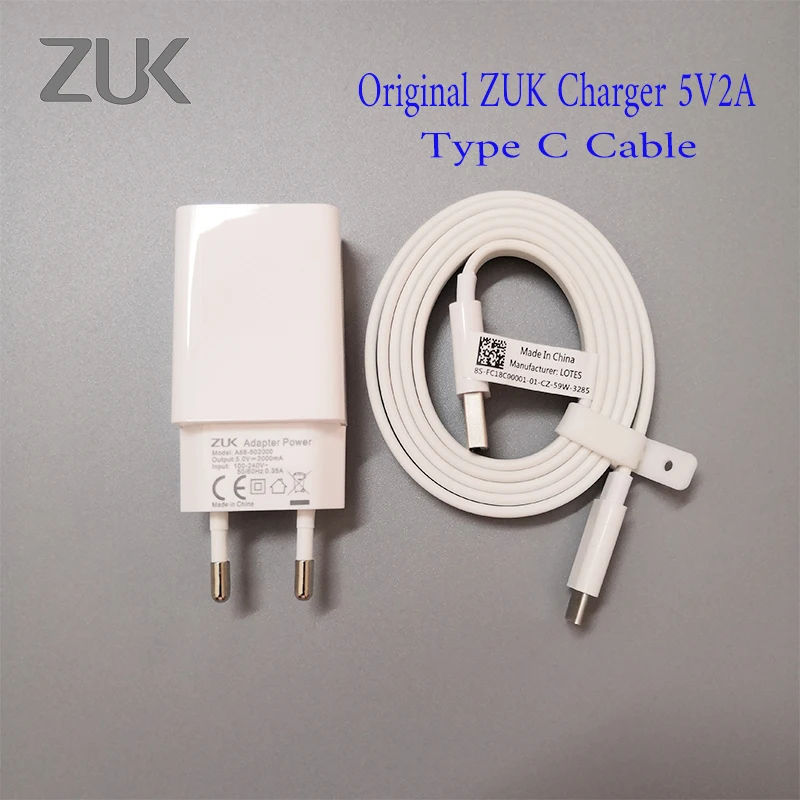 100% для lenovo ZUK USB Зарядное устройство EU Plug Мощность адаптер 5В 2A кабель быстрой