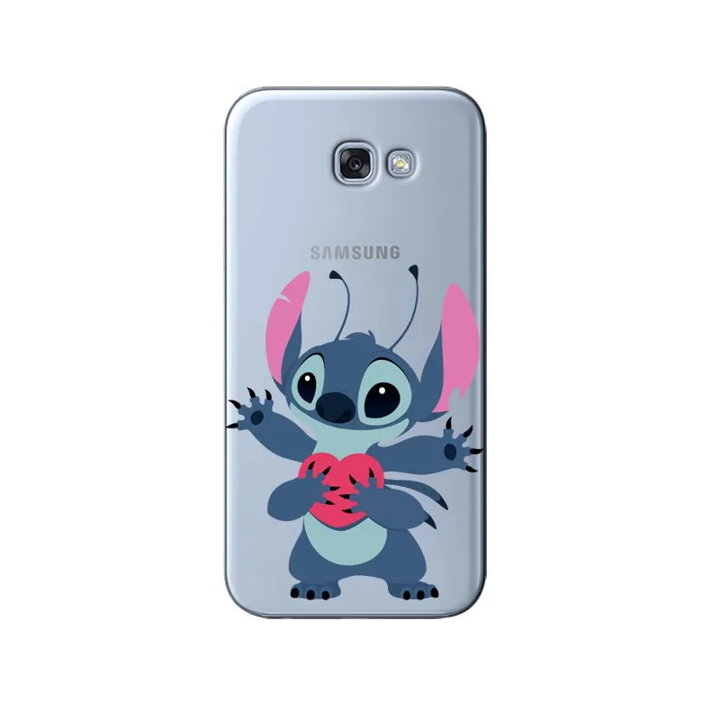 Милый мультяшный чехол мягкий силиконовый из ТПУ для телефона Samsung Galaxy A3 2016 A5 2017 A7