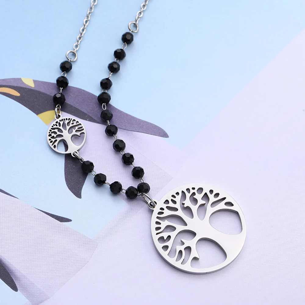 2021 Новый Нержавеющая сталь древо жизни ожерелье с подвеской подарок никогда не