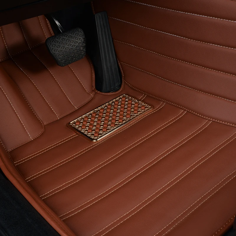 Натуральная кожа полностью окруженный автомобильные коврики для LandRoveAurorafound