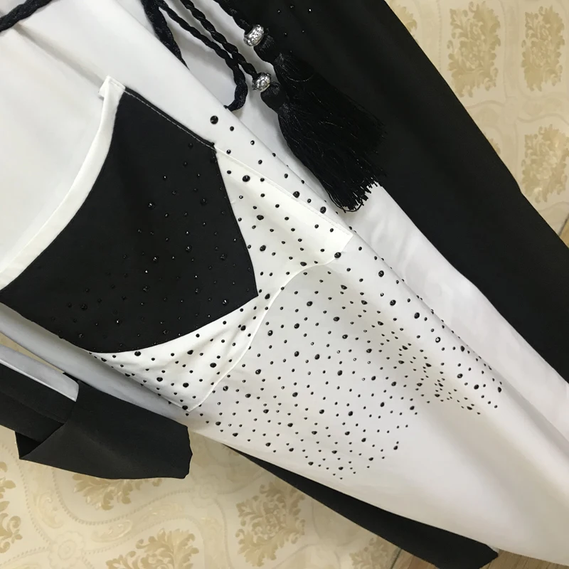 F8871 мусульманские бриллианты abaya полное платье кимоно длинные халаты Jubah Дубай