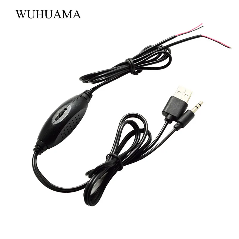 USB модуль усилителя звука с регулировкой громкости 3 5 мм 2 канала 15 Вт|Аксессуары