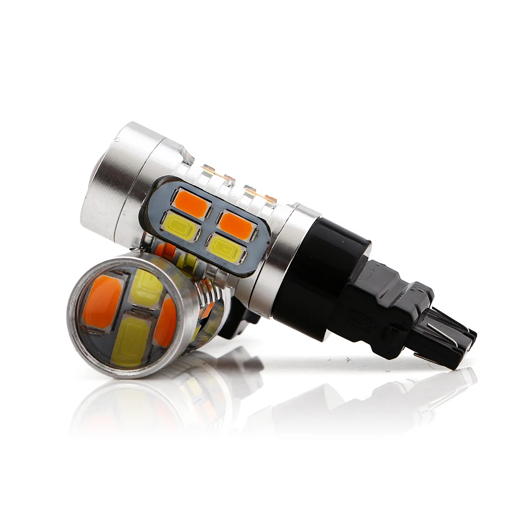 YM E-Bright! 2 шт. Автомобильные светодиодные лампы 3157 P27/5W T25 5730 20 SMD 12 В | Автомобили и