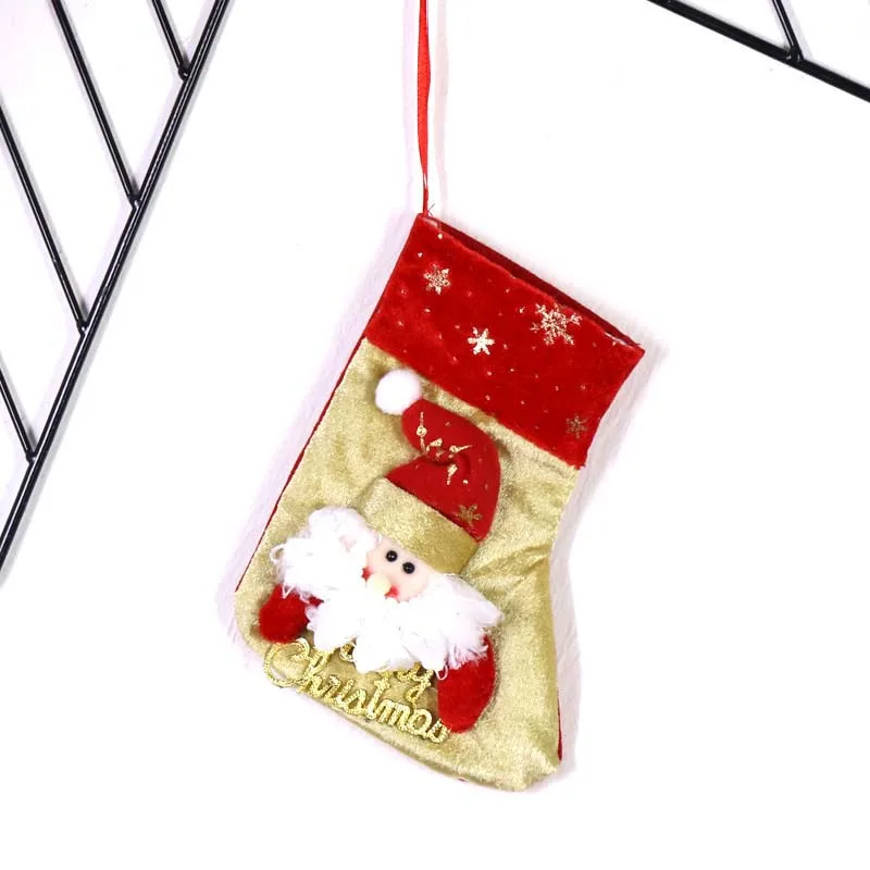 Dozzlor 2 шт. Санта мешок рождественские чулки подарок держатели Navidad 2018 дети Новый