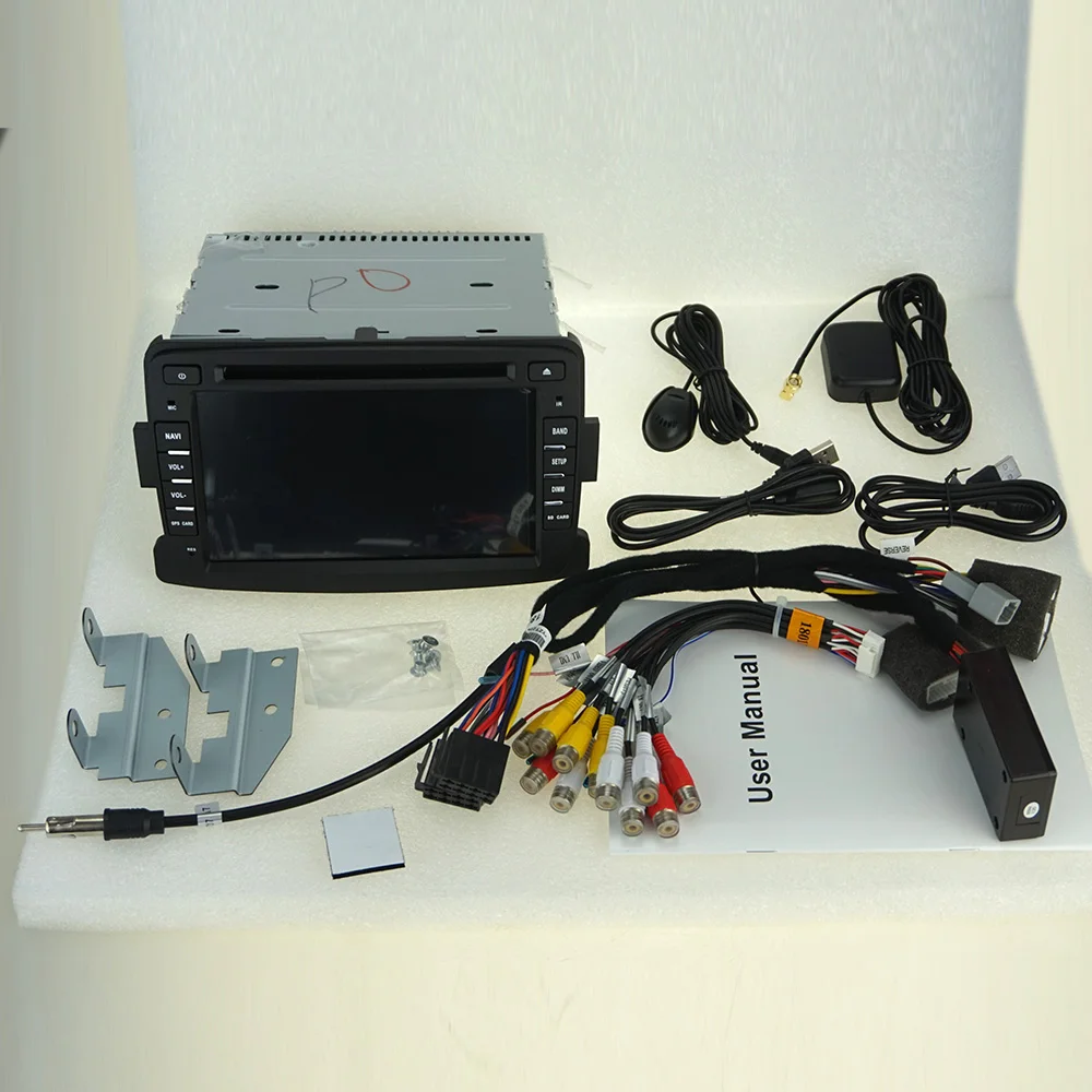 OZGQ Android 7 1 автомобильный dvd плеер для Renault Kwid 2015 2018 экран Авто GPS навигация Bluetooth