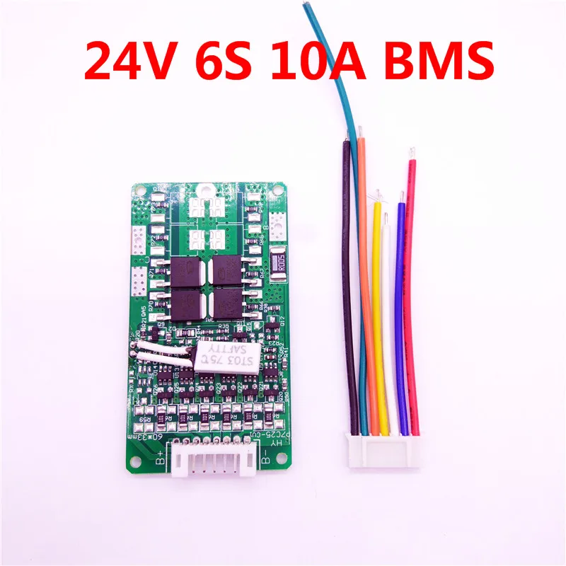 Аккумулятор для электронного велосипеда 6S 24V 10A BMS 24v литиевый аккумулятор
