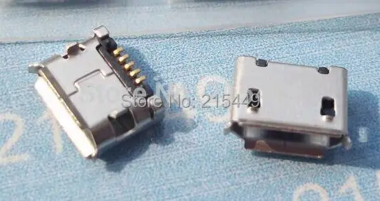 100 шт./лот. Микро 5pin usb гнездовой разъем для многих мобильных телефонов|connector