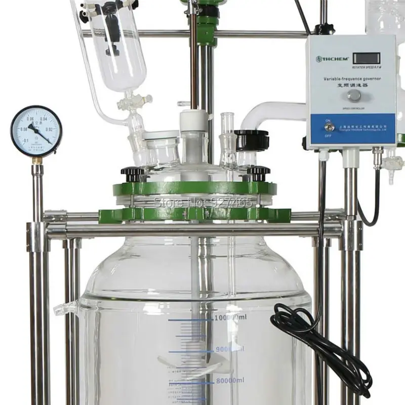 100L рубашкой химический стеклянный реактор|reactor| |