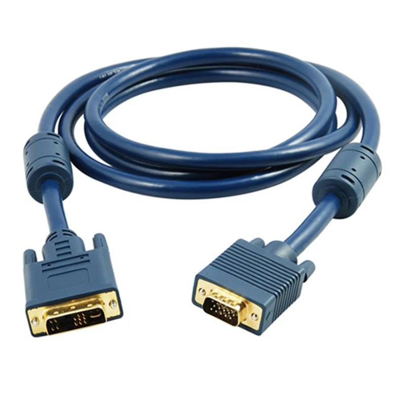 Позолоченные мониторы для ПК 3M DVI Φ 18 + 1 штекер VGA штекер|dvi to|display cablecable male |
