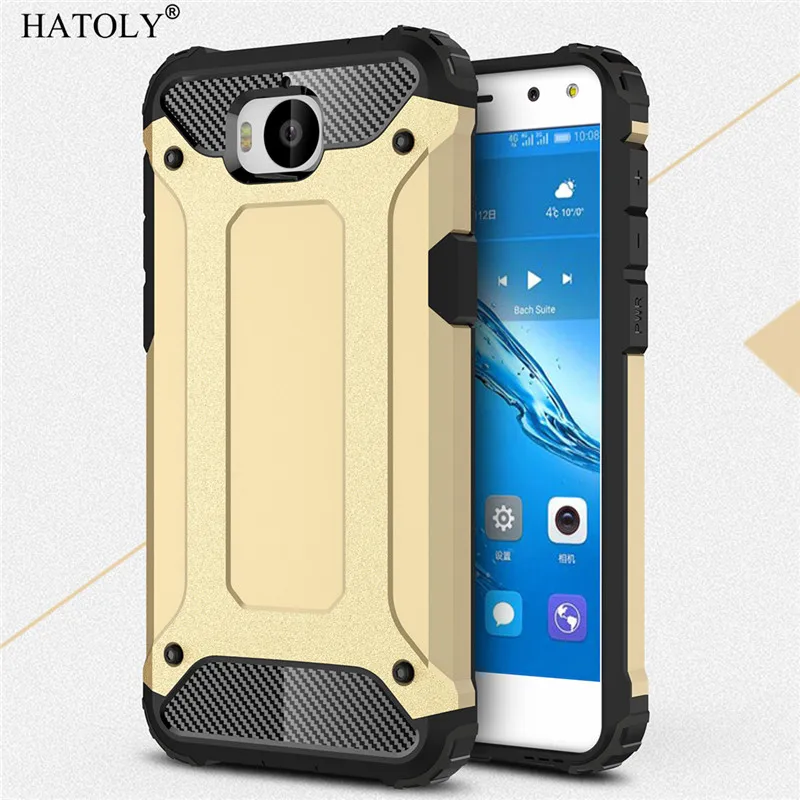 For Cover Huawei Y5 2017 Case Anti-knock Rugged Armor Hard Silicon Phone Bumper for | Мобильные телефоны и аксессуары