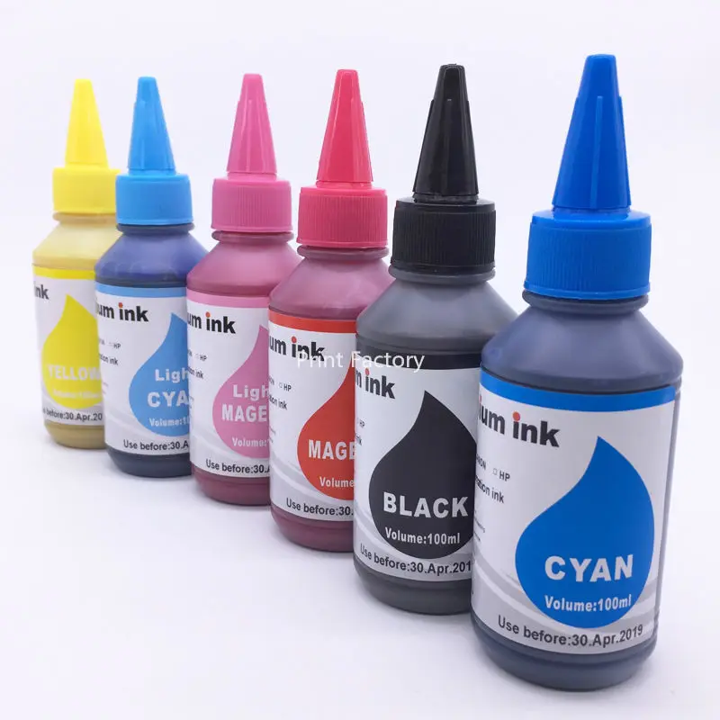 6 шт T0801-T0806 сублимационные чернила для Epson PX820FWD R265 R360 R285 RX585 RX685 RX560 PX710W PX810 PX650 PX50 PX660