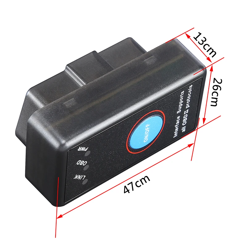 Тыква OBD2 сканер Авто OBDII сканирующий Инструмент OBD 2 II ELM 327 V1.5 Bluetooth 4 0