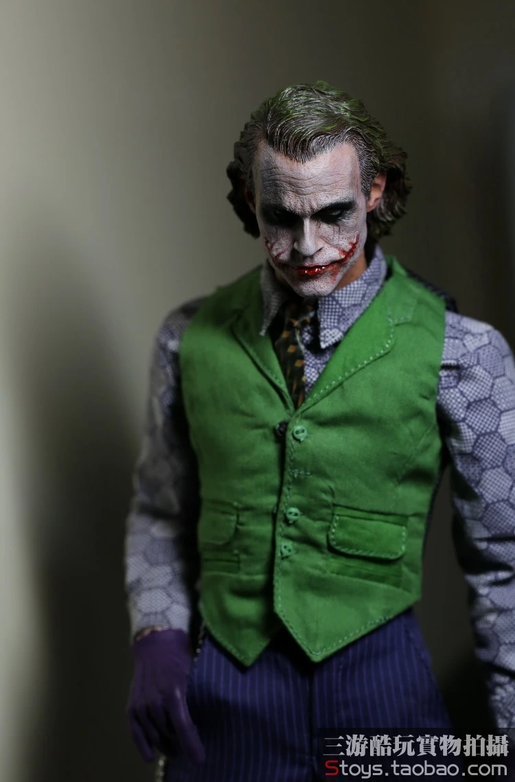 Аксессуары для мужских фигурок: Бэтмен Джокер хит Ledger резьба по форме головы 12