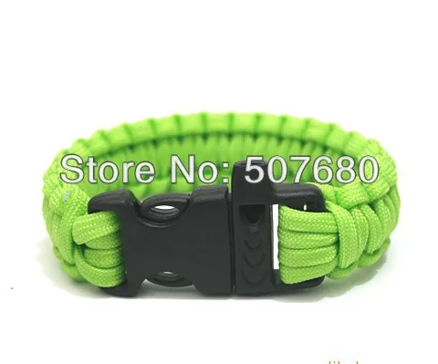 10pcs/Lot Military Survival Bracelets Custom 550 Paracord With Whistle Ourdoor 7-core Bracelet For Hiking &amp Camping | Украшения и