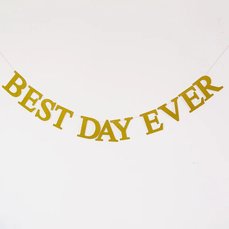 

Best Day Ever Banner, Wedding Sign, Best Day, Wedding Decorations.