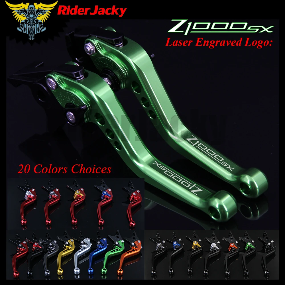 

RiderJacky CNC Adjustable 14.7cm Short Brake Clutch Levers For Kawasaki Z1000SX Z1000 SX Z 1000SX 2017-2018 17 18