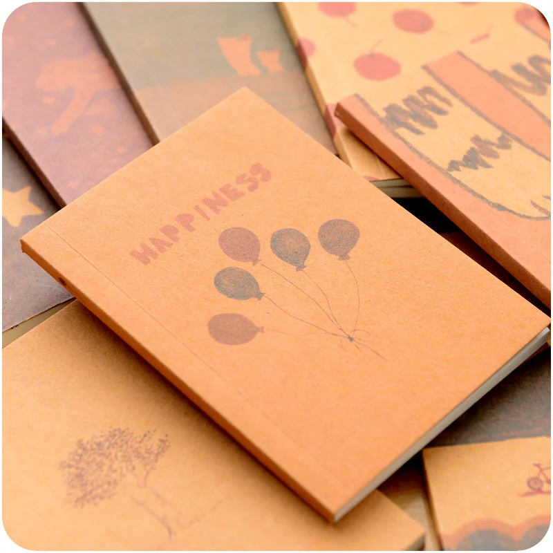 2 шт./лот милый переносной блокнот с карандашом и рисунком для школы офиса |