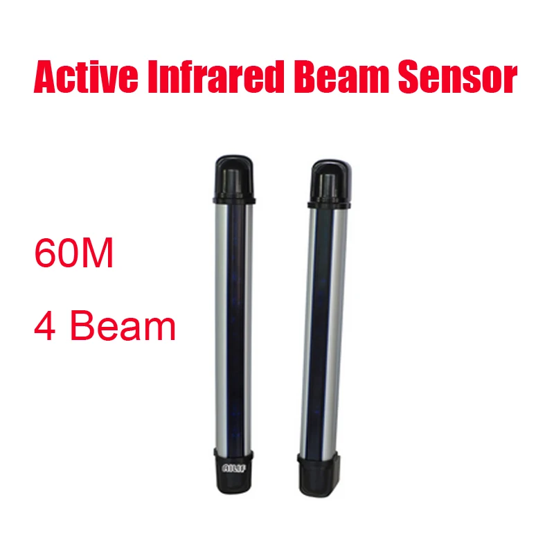 Free Shipping 4 beam Four frequency Active Infrared fence Sensor Barrier Detector Window Outdoor Intrusion Alarm