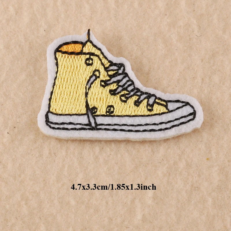 20 шт. кроссовки с аппликацией Железный на парчках обувь вышивкой патч для одежды