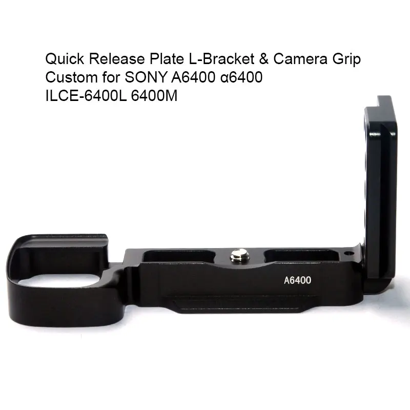 L БЫСТРОРАЗЪЕМНАЯ пластина держатель для камеры Кронштейн ручной SONY A6400 a6400 Arca Swiss