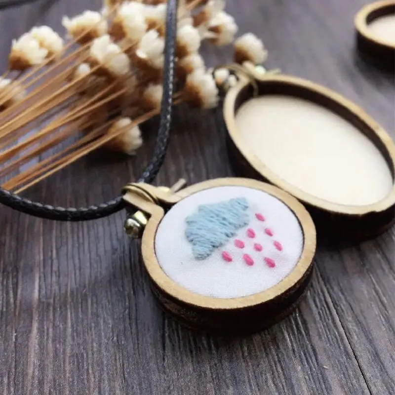 Мини/Большая деревянная обруч для вышивки крестиком кольцо круги набор шитья