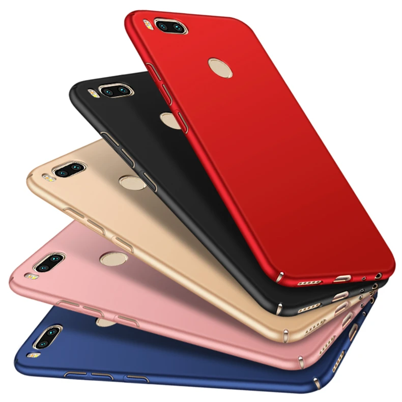 Чехол для Xiaomi Mi 5X A1 Mi5X MiA1 карамельного цвета матовый жесткий пластиковый чехол