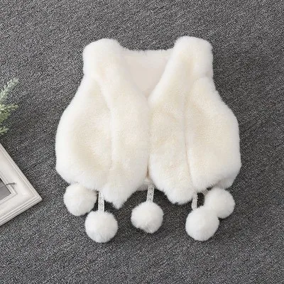 Жилет детский зимний с искусственным мехом на возраст 2 8 лет|Жилеты| |