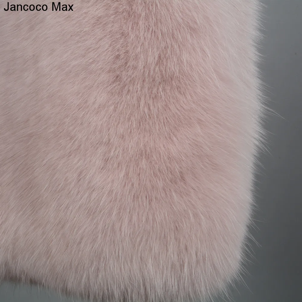 Jancoco Max натуральный мех лисы жилет женская модная жилетка наивысшего качества Зимняя теплая верхняя одежда пальто куртка S7159