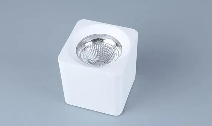 1 шт Dimmable квадратная COB-матрица потолочный светодиодный светильник 7 W 10W15W 20W110/220 V теплый белый/холодный белый поверхностного монтажа Освещение в помещении