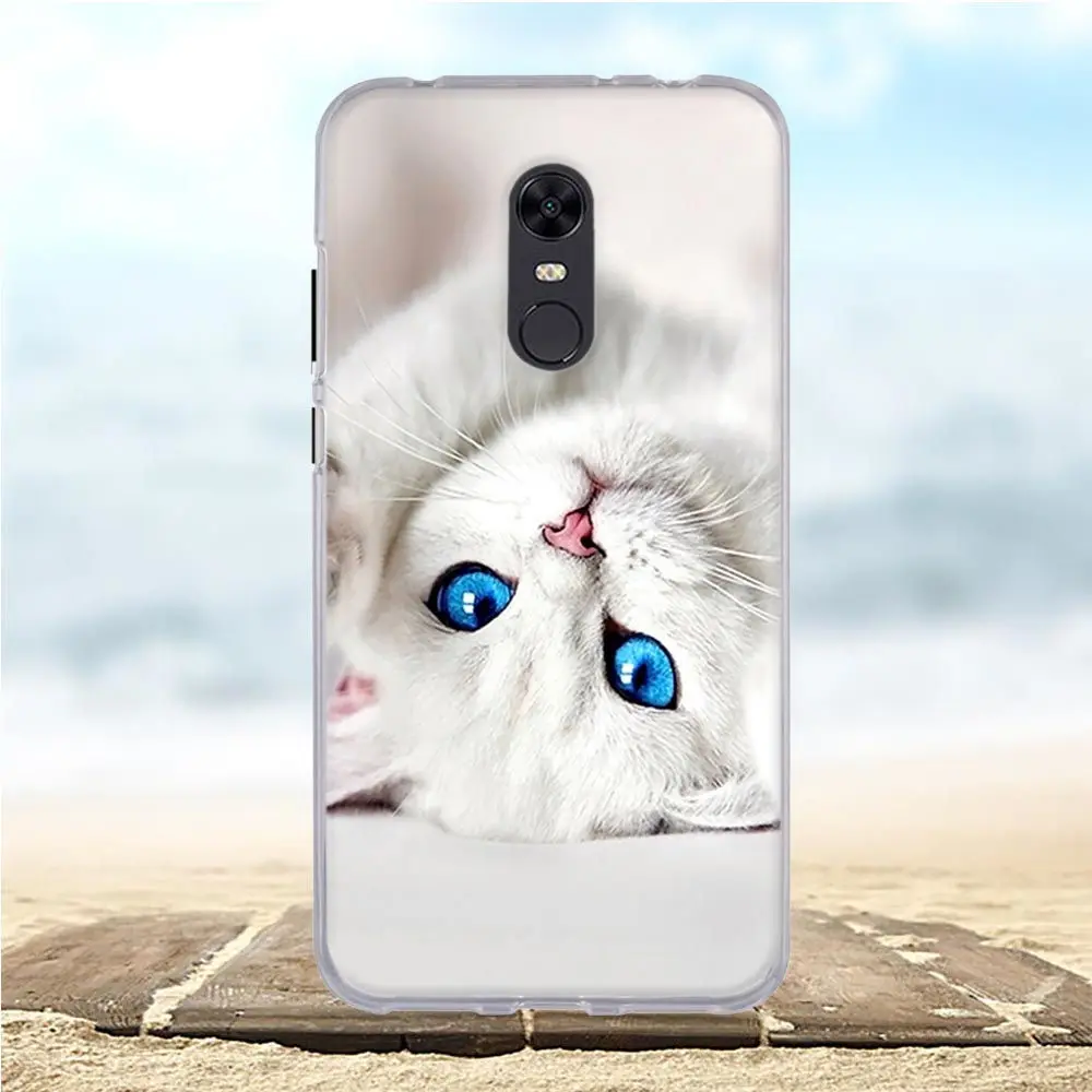 Для принципиально Xiaomi Redmi 5 плюс силиконовый чехол мягкий симпатичный из ТПУ для