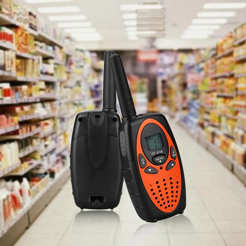 Portable 2Pcs Toy Walkie Talkiet 22 Channel Electronic Talkie Lcd Backlight Display Radio Handheld Ki | Спорт и развлечения