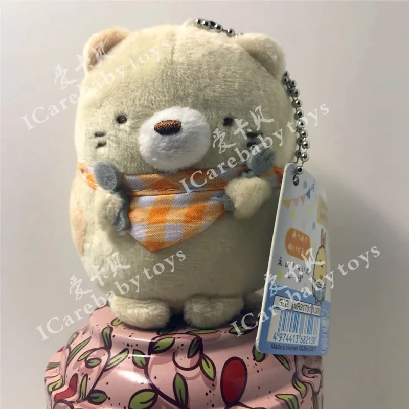 8 см Сумико гураши мини меховой шарик-подвеска куклы мультфильм Sumikkogurashi мини-плюшевые игрушки украшение сумочка кулон