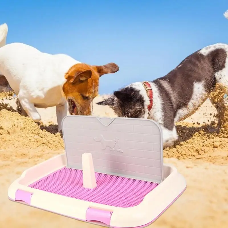 Портативный собачий Кот унитаз писсуар горшок для ванной поднос домашних