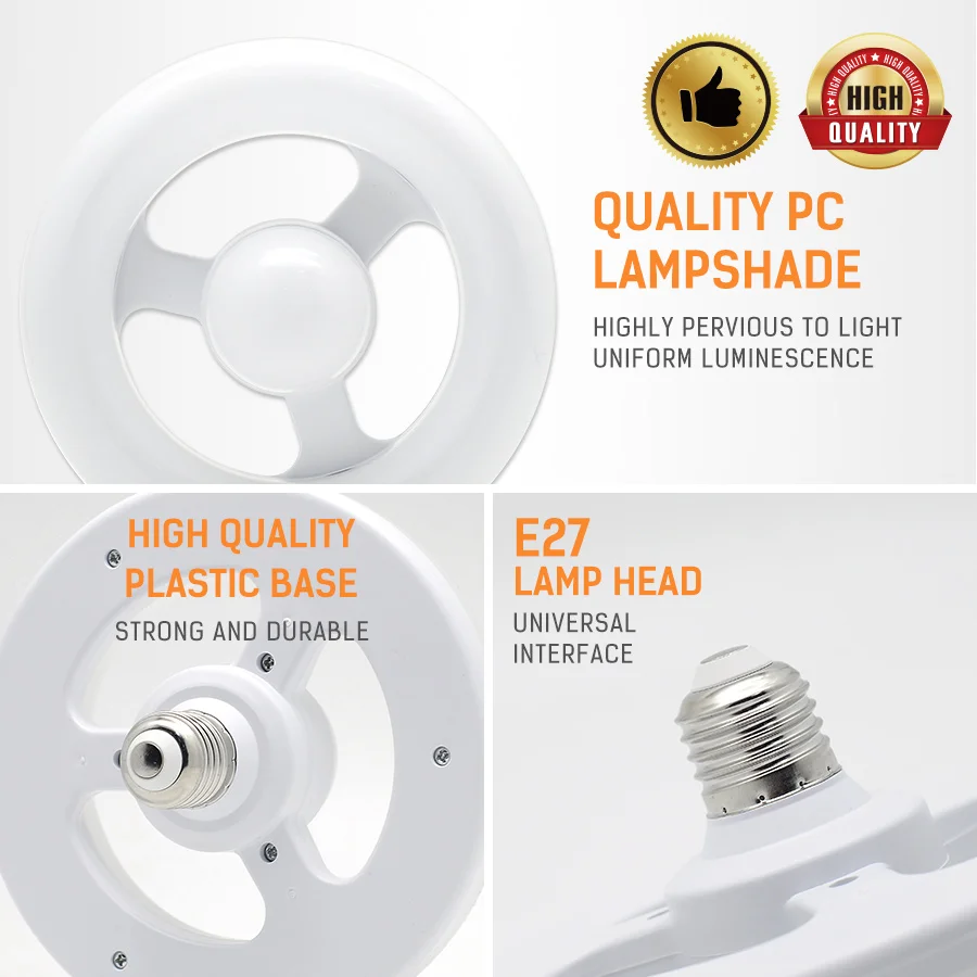 High Brightness AC220V Super Bright LED UFO Flat Light Energy Saving Lamp E27 Bulb12W for Home Lighting | Лампы и освещение