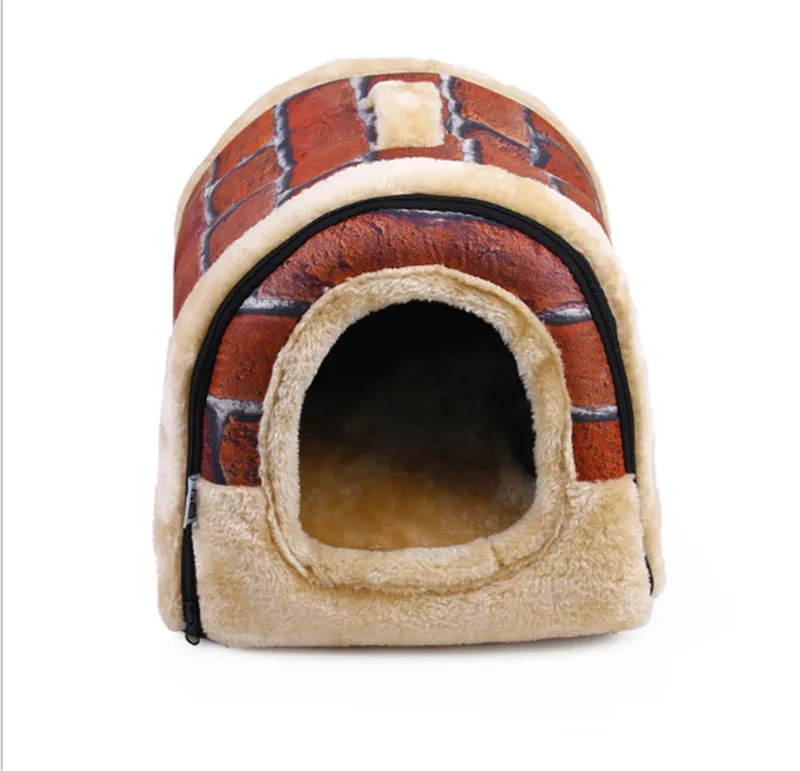 Pet Cat Igloo кроватка для небольшой собаки мягкая кровать Met дом Водонепроницаемый покрытый