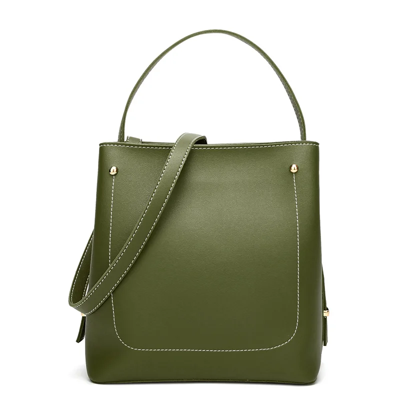 Винтажная женская сумка-мешок новинка 2019 простые женские сумки высокое качество