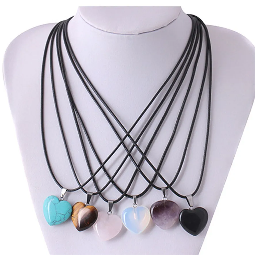 Ожерелья бархатки браслеты Дамская мода Радужный камень натуральный кристалл