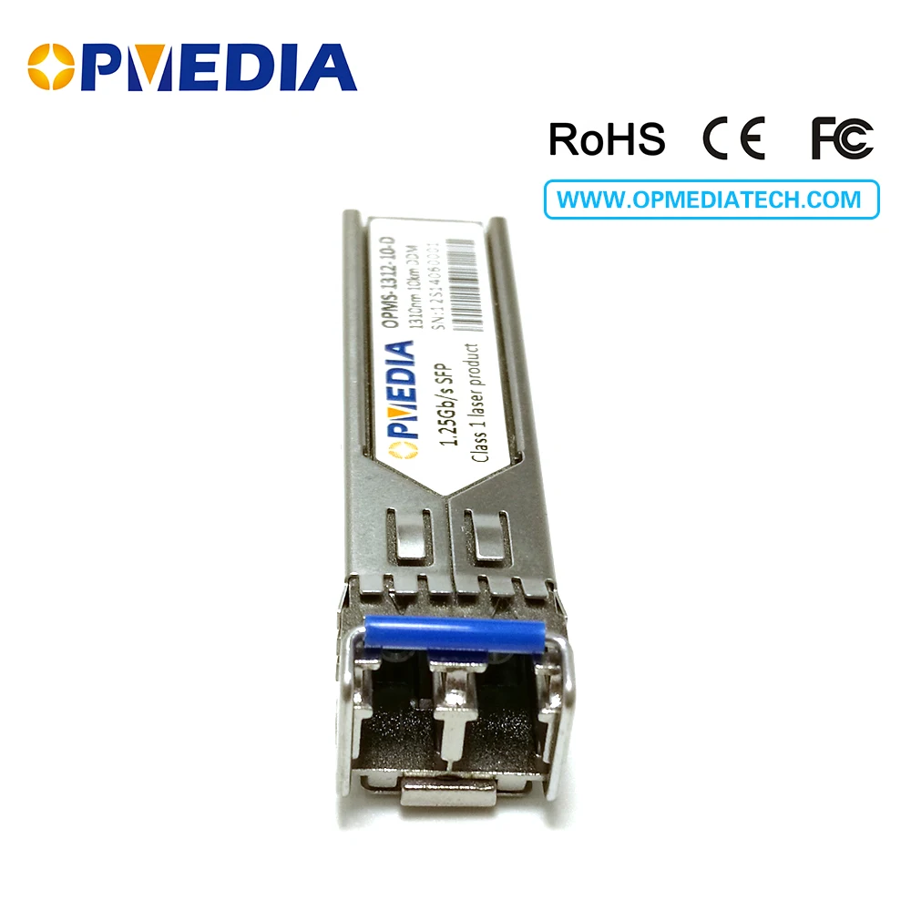 EXTREM compatible SFP-LX-SM,1.25G 1310nm 10KM SFP transceiver,1000base LX  SFP optical module,DDM,LC connector,Free shipping