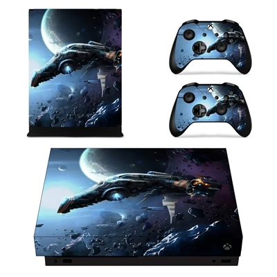 YSX1X1711 Звездное небо стикеры s для Xbox One X скины консоли контроллера Виниловые наклейки кожи игровой Чехол протектор - Цвет: YSX1X1711