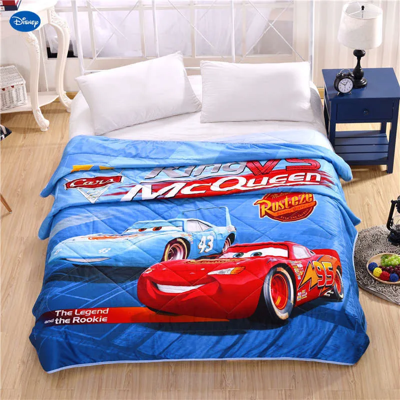 Disney Lightning McQueen автомобильное одеяло Комплект постельного белья для маленьких