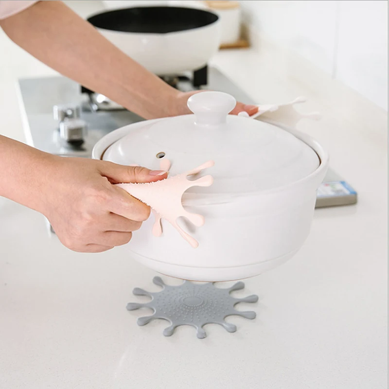 1 шт. силиконовый изоляционный коврик скандинавский милый для горшка с короной