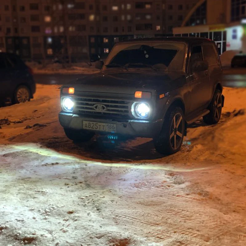 FADUIES 7 дюймов круглый светодиодный фар 130 Вт &quotкруглый налобный фонарь для Jeep Wrangler