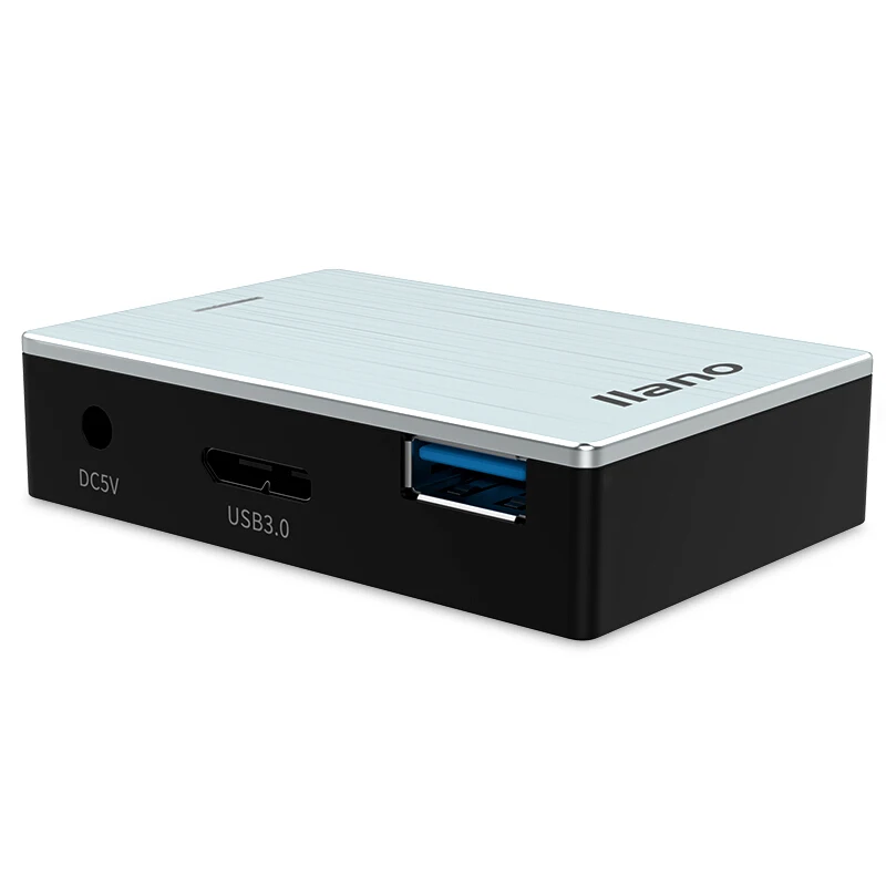 Llano Многофункциональный USB3.0 концентратор высокой Скорость 5 Гбит/с 4 Порты и